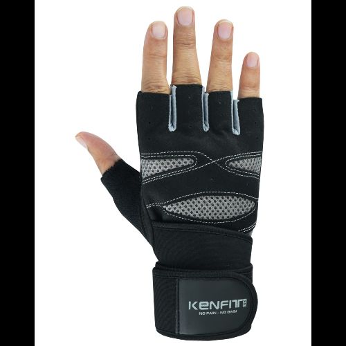 Gloves for Weight Lifting Men Women with Wrist Support Strap Workout Gym Training Fitness Kenfit