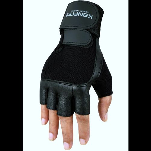 Weight Lifting Gym Gloves with Wrist Support Strap Workout Gym Training Kenfit